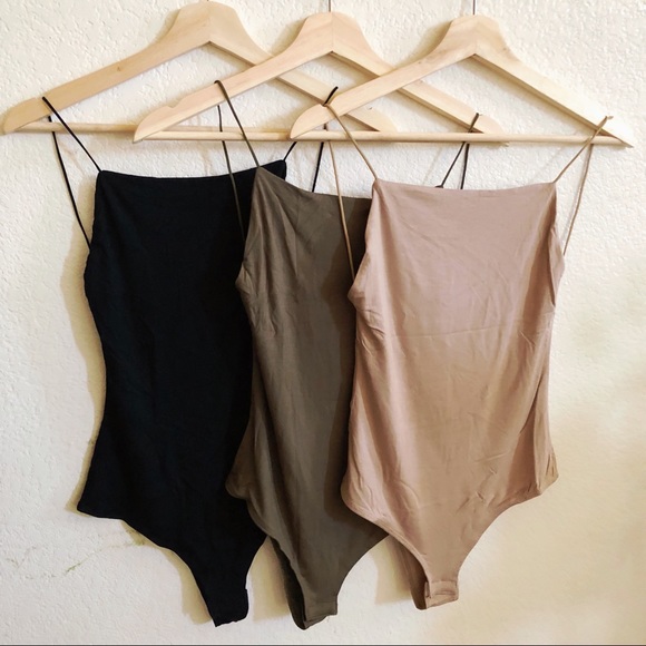 🔻SALE Olivia Open Back Bodysuit in Olive - Picture 5 of 7